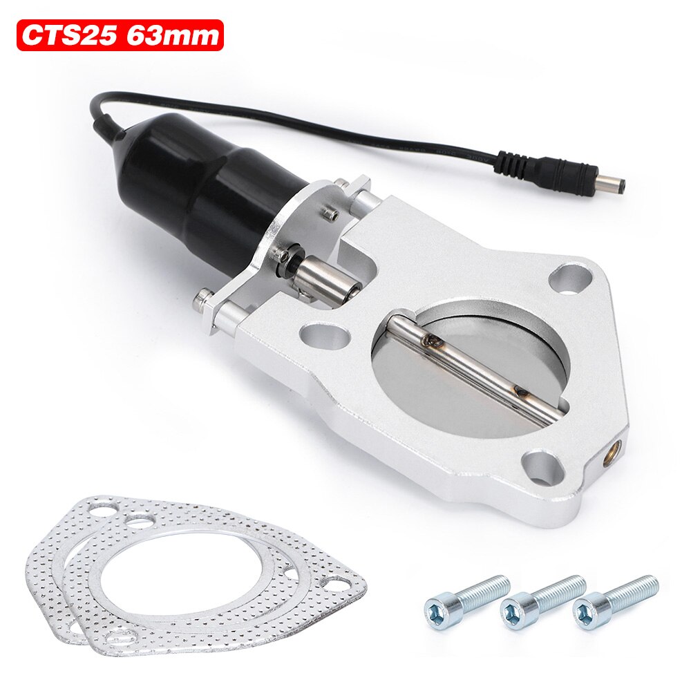 2.5 &quot; 3.0 &quot; y-rör elektriskt avgassystem catback cut out kit passa fjärrkontrollsatser bil ljuddämpare tillbehör / avgaskontrollventil: 2.5 tum