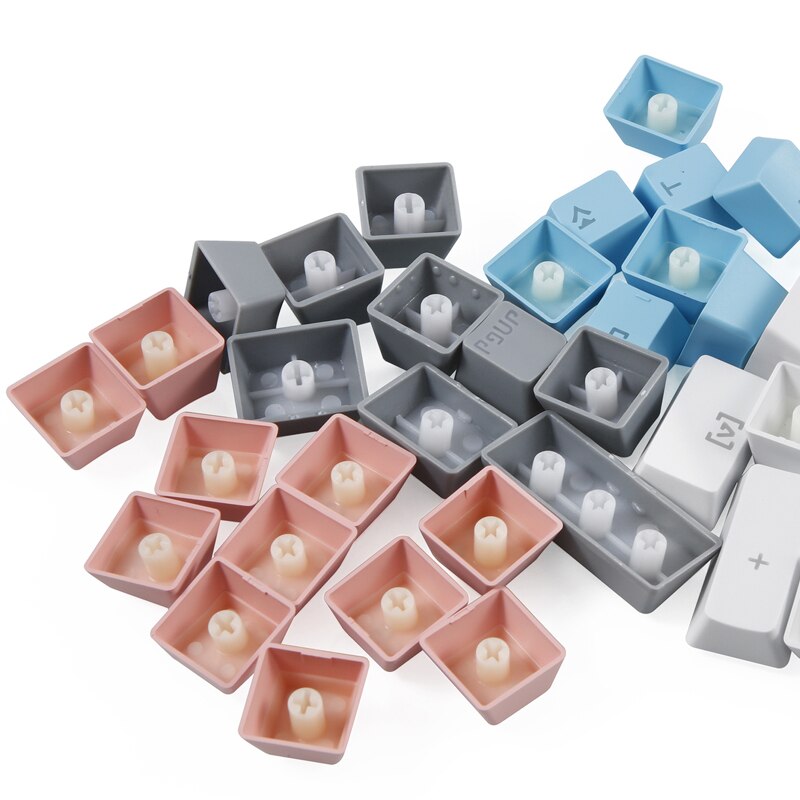 108 Keys 61/87/104/ISO/ANSI Layout OEM Injection ABS Double Shot Keycaps Keyboarde Colorful Transparent Universal Keyboard
