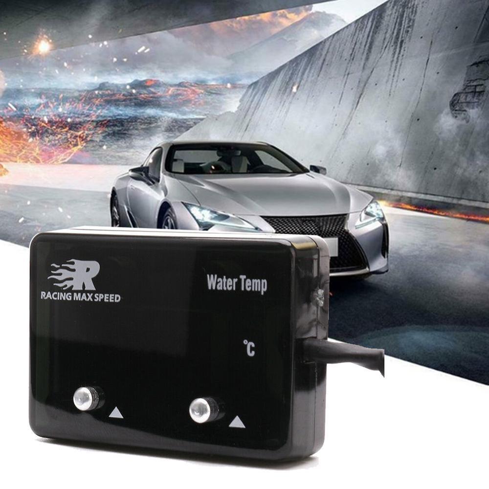 Digital Water Temperature Meter Car Motorcycle Temperature Water Gauge Temperature with Sensor Gauge Digital LED T1I7