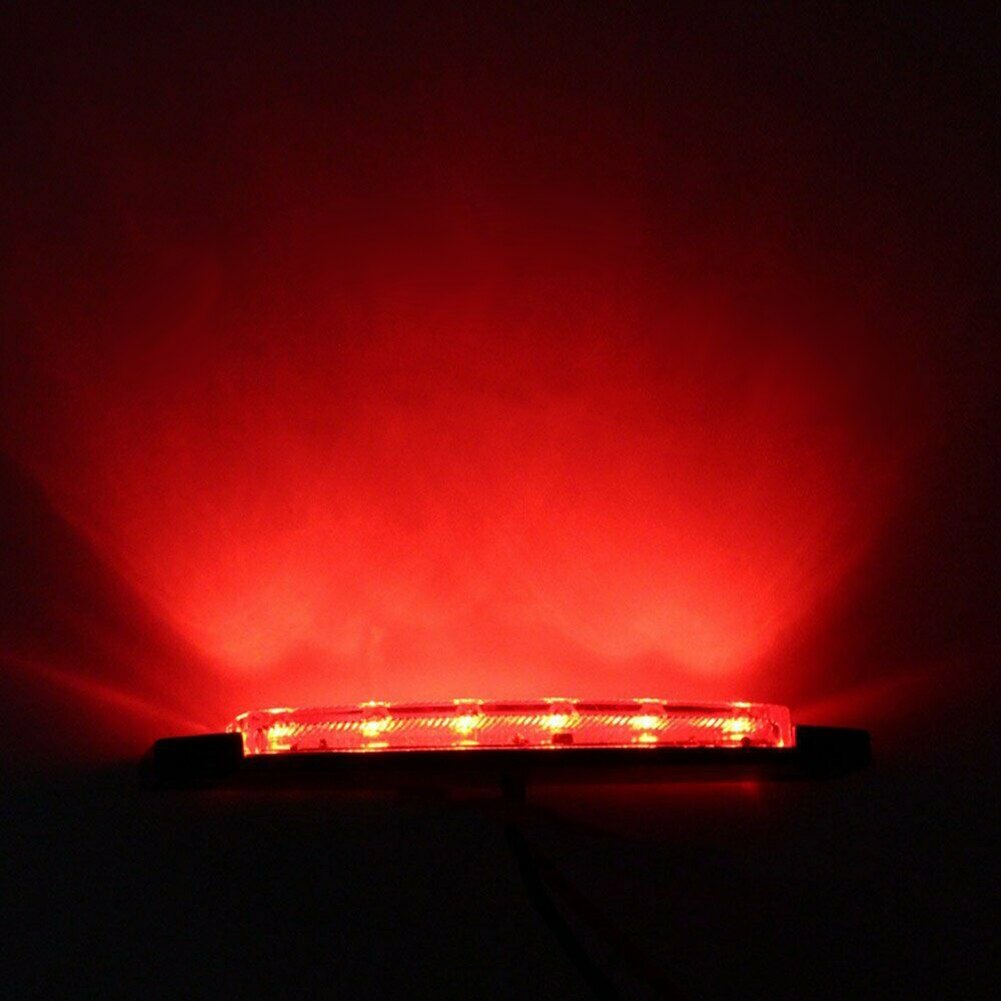 10 stk 24v 6 led bil lastbil trailer trailer side markør blinklys lys klaring lys signal lamper advarsel bagside lys rød rød