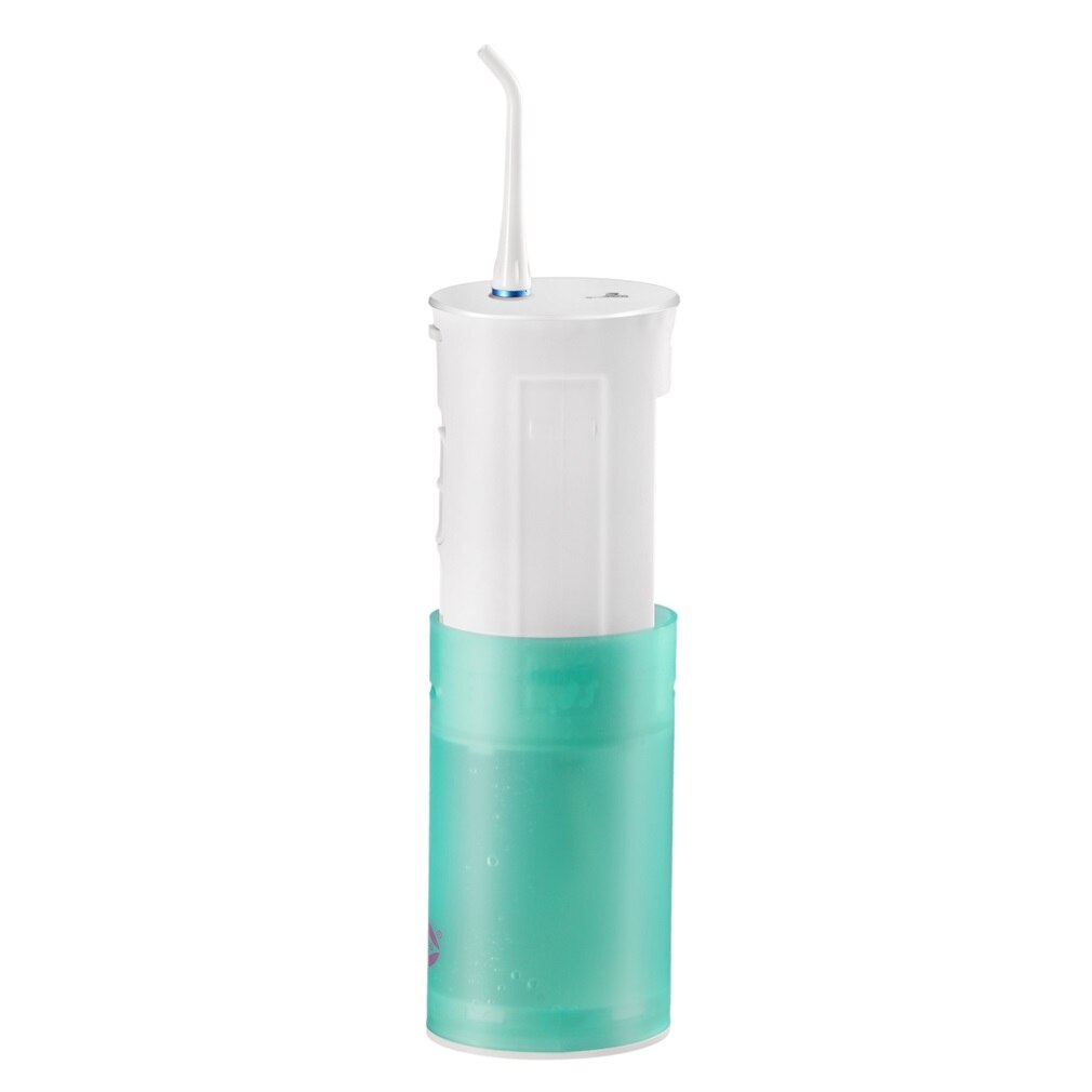 Portable Comfortable Water Flosser Battery Operated with Collapsible Oral Electric Irrigator for Travel