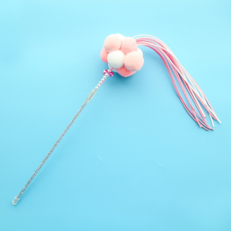 Katten speelgoed plastic kitten interactieve stok 5 kleuren grappig kattenhengel spel stok speelgoed huisdierbenodigdheden katten accessoire huisdier stok