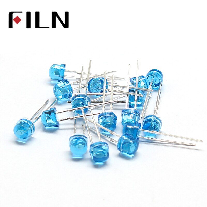 100pcs/lot 5mm diffused blue bidirectional LED Emitting Diode Lamp Super Bright LED Light 2 pin