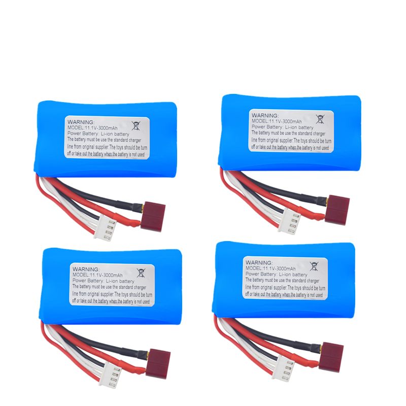 RC Boot Batterij 11.1V 3000mAh Lithium Batterij Voor R608 2104 Borstelloze Hoge Snelheid Watergekoelde RC Boot Model speelgoed 11.1V Batterij: Bordeaux