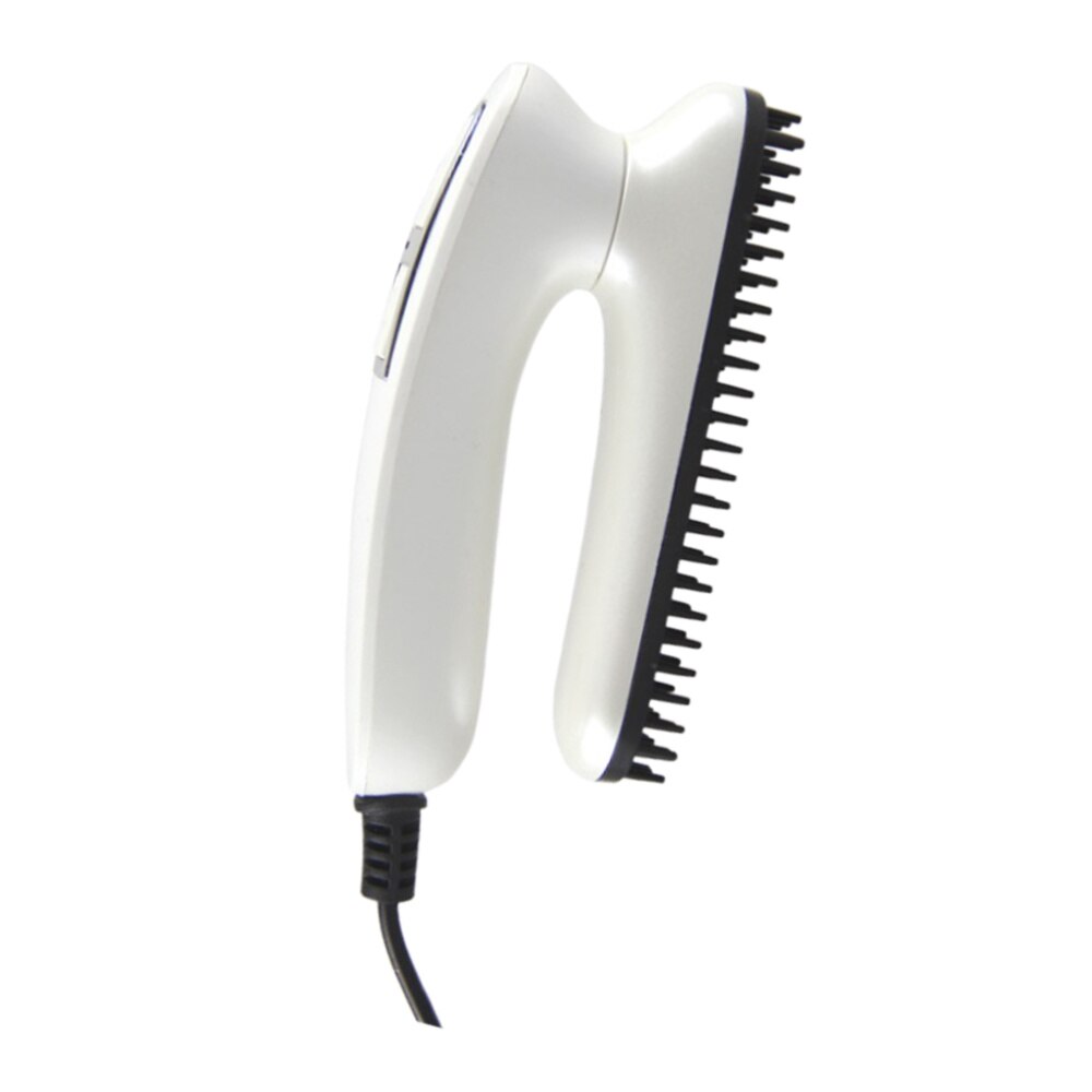 1PC Beard Straightener Multifunctional Electric Foldable Rotation Straightening Comb for Men with EU Plug