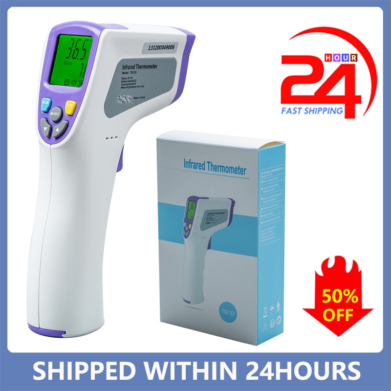 Digital Baby Thermometer Non-contact Infrared IR Forehead Thermometer Dual Mode Temperature LCD Display Meter Body Termometro
