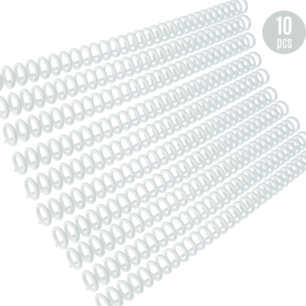 Kw-trio 10 stk plastik 30- hullers løse bladbindere ringbindende pigge kamme 85 ark kapacitet til diy papir notesbog album: Lyserød