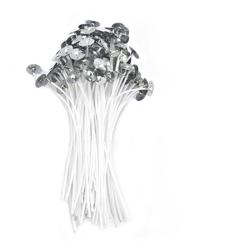 20pcs/bag Pure Cotton Core Candle Wicks Diy Candle Making Pre-waxed With Oil Wicks For Party Supplies