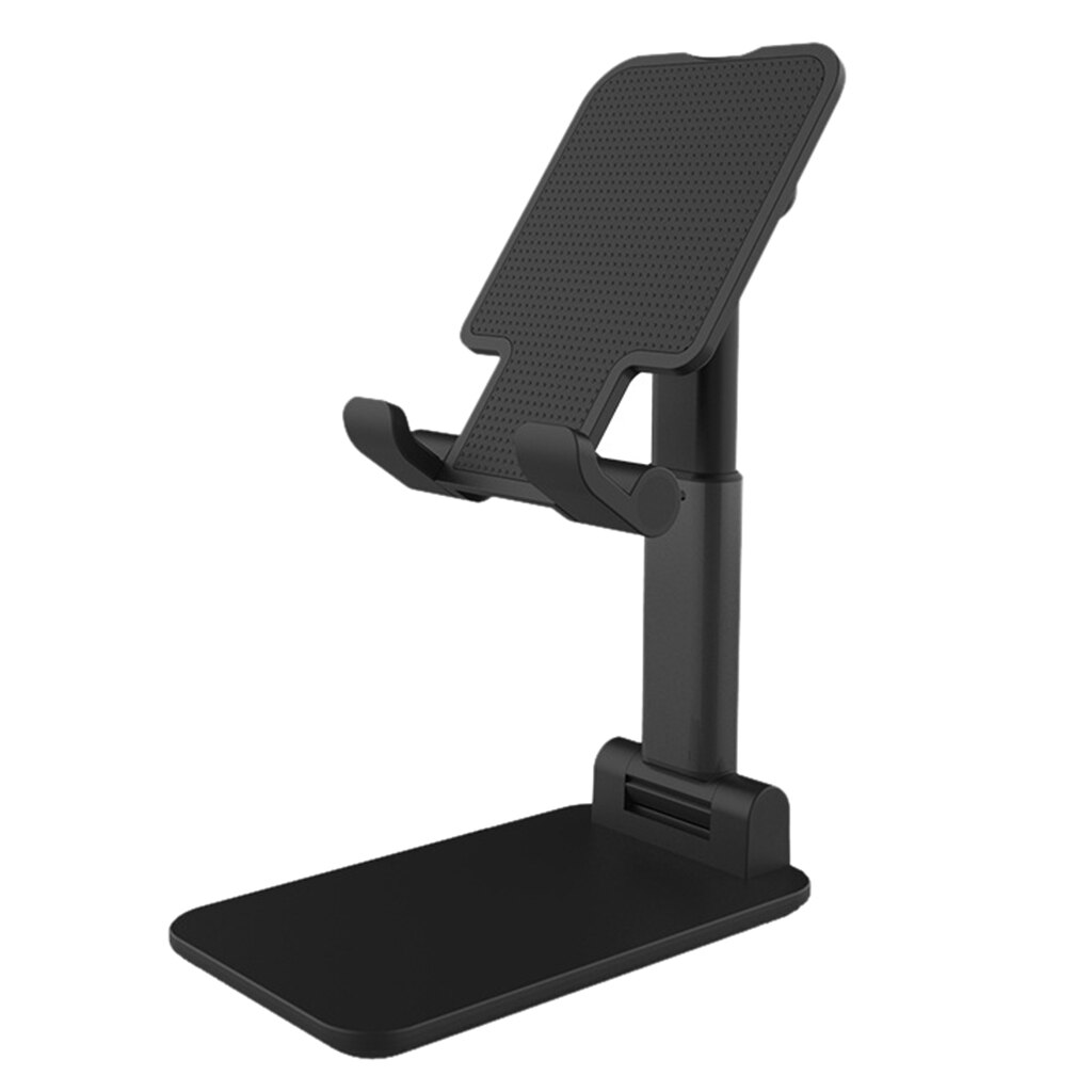 Suporte do telefone celular de mesa suporte do telefone universal altura ajustável suporte de metal para max 12.9 tablet tablet pc tablet telefone: Black