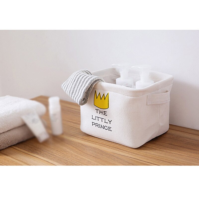 Europe Style Folding Square Storage Utility Box Fabric Cube Drawer Organizer Cloth Bag Basket