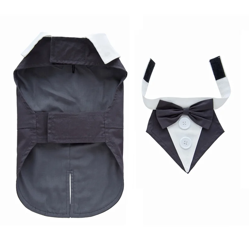 Disfraz de mascota masculino de lujo para perros pequeños, traje de frac para cachorros de , vestido para Chihuahua, mascotas malaltesas, ropa de boda: XL / Verde