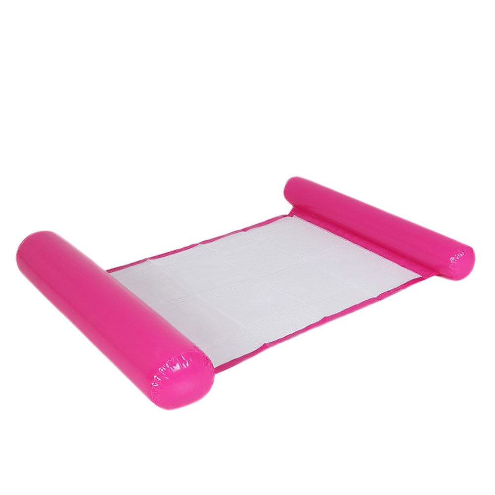 Uppblåsbar flytande rad hopfällbar poolstol hängmatta vattensportleksak sommar uppblåsbar flytande rad #37: Rosa