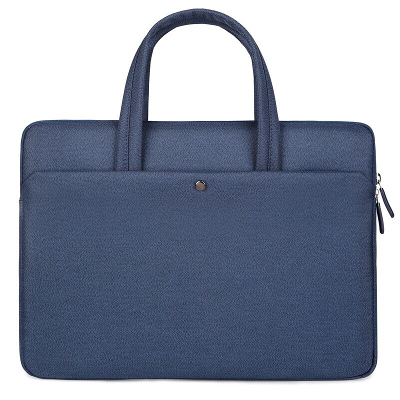 Brand Waterproof Men Women 13-15.6 inch Laptop Briefcase Business Handbag for Men Large Capacity: blue 14