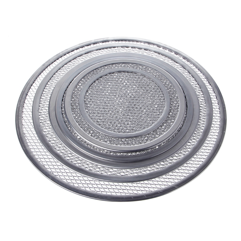 Aluminum Mesh Grill Pizza Screen Round Baking Tray Net Kitchen Tools Ovens Kit