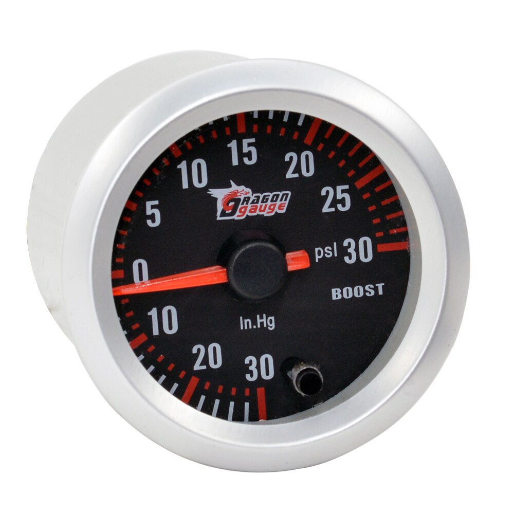 Dragon-Turbo turbina para coche, Motor paso a paso, medidor de impulso, barra de Turbin y medidor de Psi, Color Blacklight, 2 &quot;, 52mm, 7 colores,