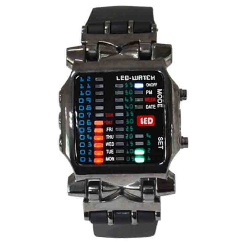 Reloj binario para hombres y mujeres, reloj con – Grandado - Main Image