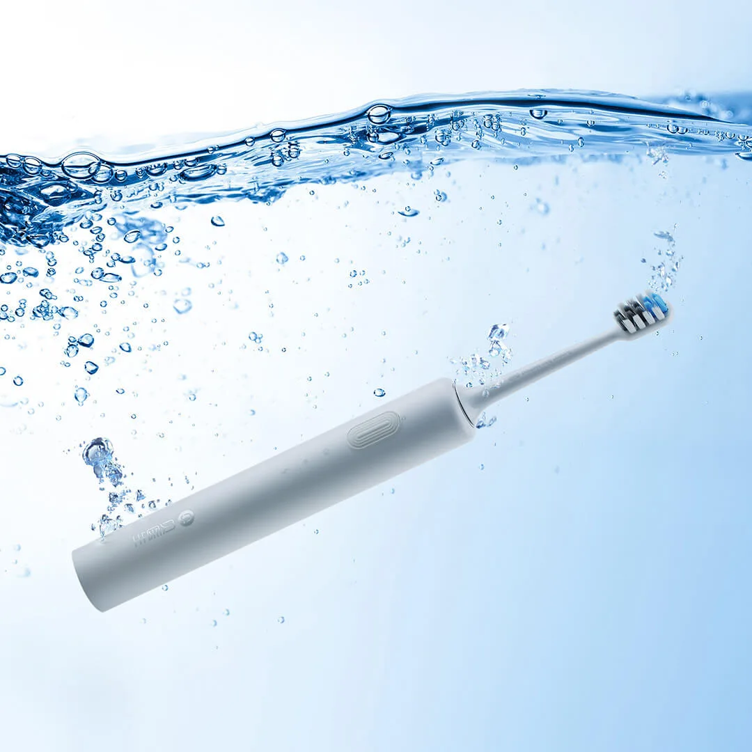 Dr.BEI Sonic Electric Toothbrush C1 IPX7 Level Waterproof Wireless Induction Charging 20 Days Standby with 2pcs Toothbrush Head