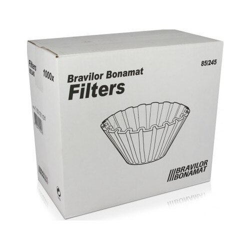 Bravilor Novo Koffie Papieren Filter 1000 Stuks, 85Mm X 245Mm
