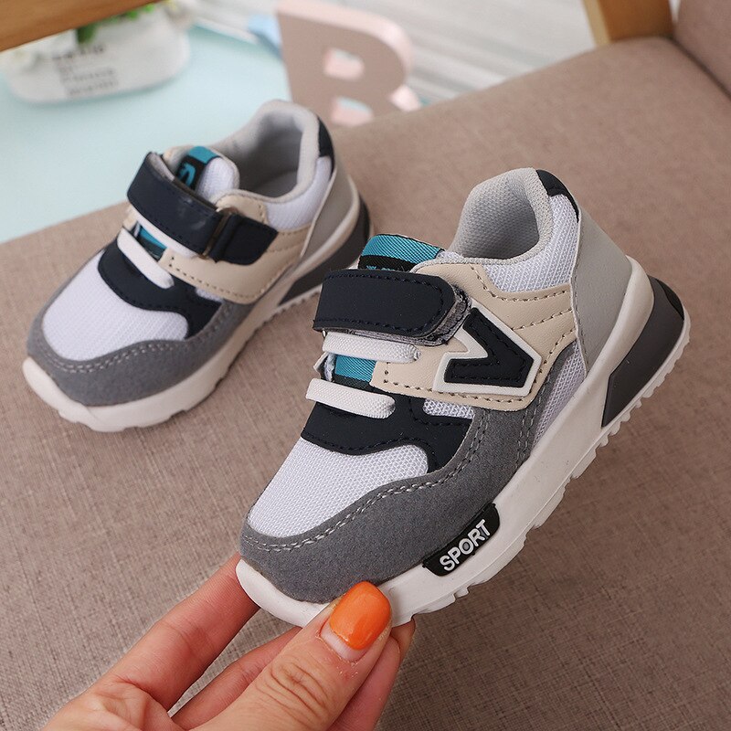 Mesh Kinderen Schoenen Sport Ademende Jongens Sneakers Kinderen Schoenen voor Meisjes Dikke Zool Casual Kind Platte Antislip Schoenen B01173