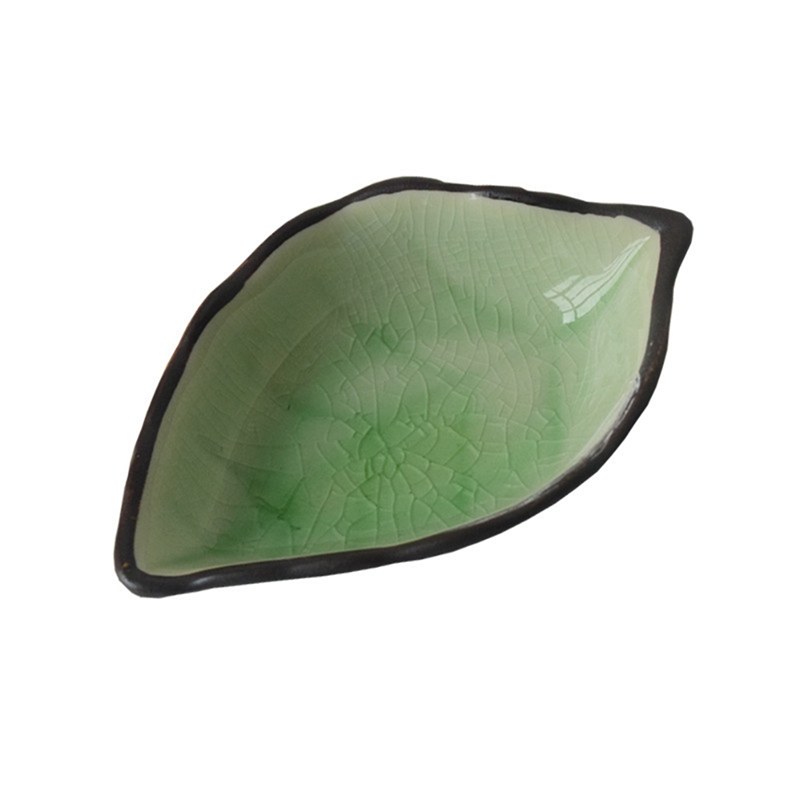 Kitchen Wooden Plates Sauce Dish Plates Seasoned Mustard Bowl Sauce Saucer Small Vinegar Taste Board Snack Tray Food Plate**: Blue