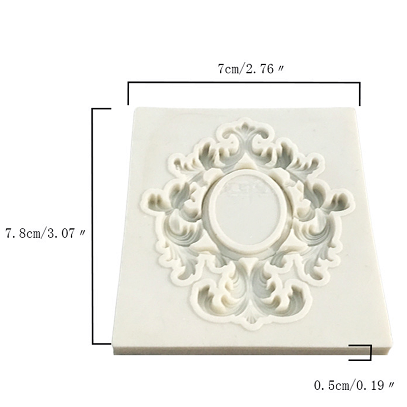 rękodzieło barokowy przewiń ulga forma silikonowa w kształcie ramki ciasto dekorowanie narzędzia masy cukrowej czekolady cukierki forma robić masy ciastko pieczenia
