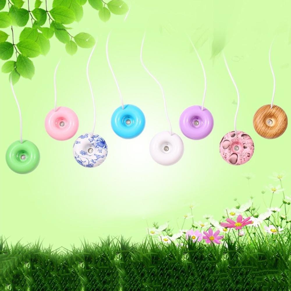 Humidificador de iones negativos Donut, alimentado por USB rociador pequeño, especial, cruzado,