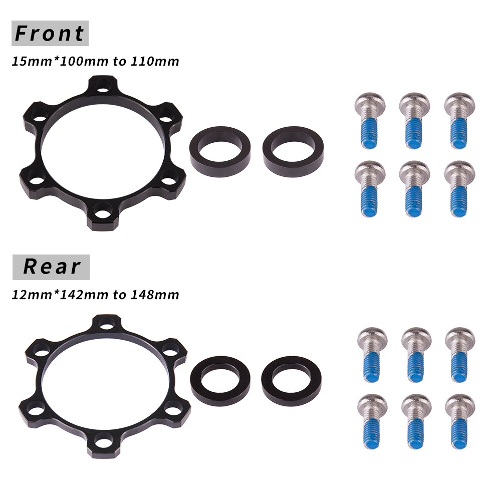 Boost nav adapter bytte 100 x 15 to 110 x 15 142 x 12 to 148 x 12 110 148 boost nav avstandsskive 6 bolt standard gjennomgående aksel 15mm