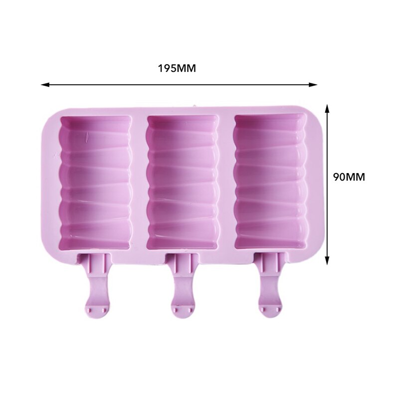 Molde de silicona para helado, moldes para Polos DIY, molde casero para postres, congelador de fruta, molde para hacer helados con palos