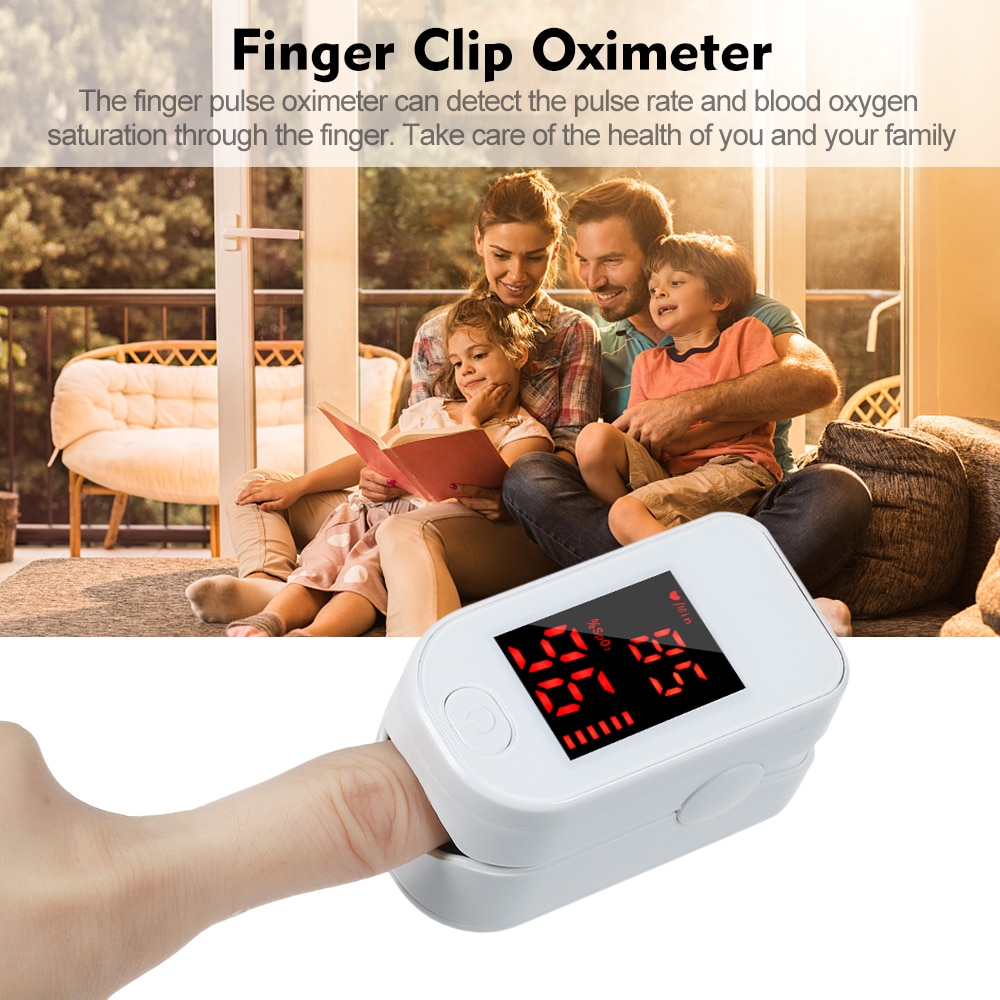 Portable Blood Saturation Inspector Finger Pulse Tool Fast