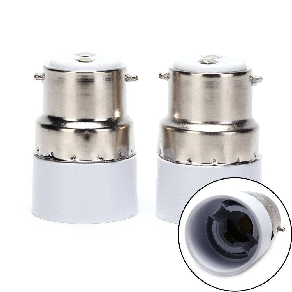 Light&Lighitng B22 to E14 Screw LED Light Bulb Socket Adapter Led Lamp Bulb Base Holder Converter