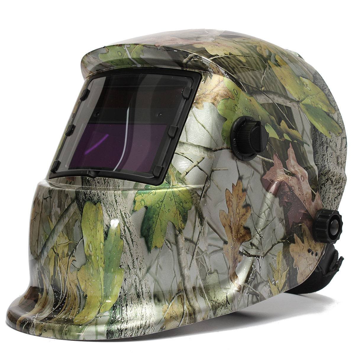 Lassen masker lashelm zonne-energie automatische (zonne-energie gebruik voor refill) drie extra bril Glas camouflage