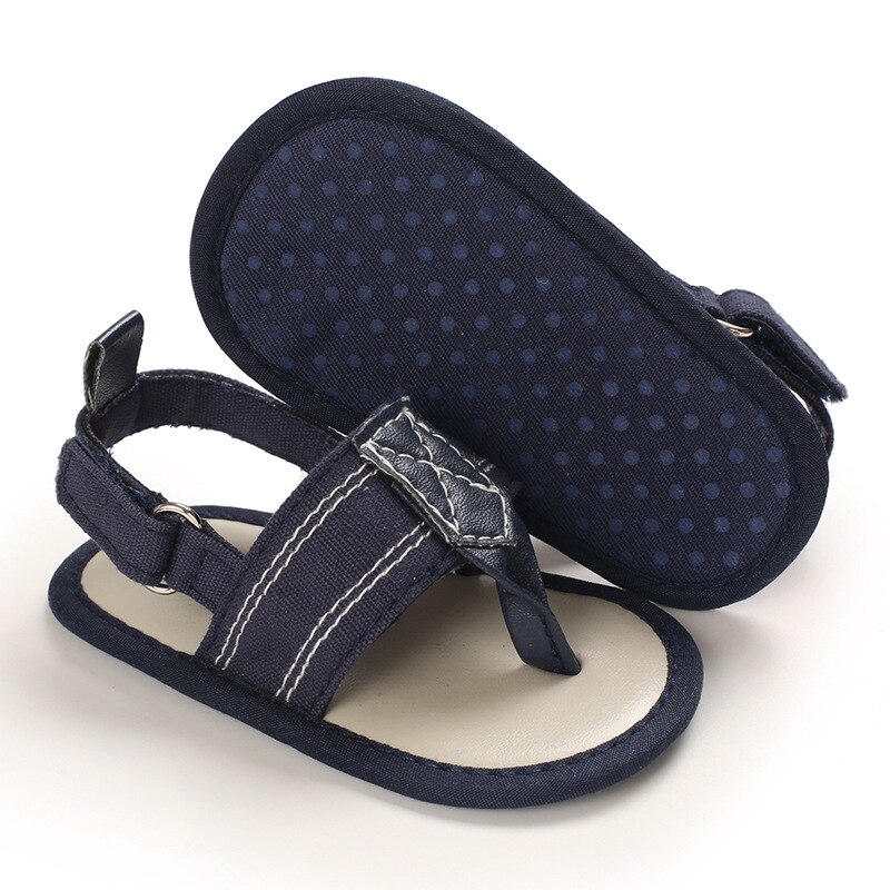 Zomer Sandalen Voor Baby Jongens Meisjes Sandaal Anti-Slip Zool Huis Slippers Peuter Eerste Wandelschoenen Sandalen: Blauw / 0-6 months