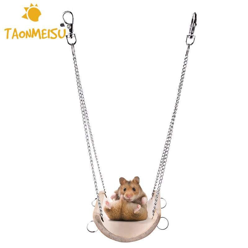 Picture of Pet Hamster Toys Swing for Hamest bamboo swing - Grandado
