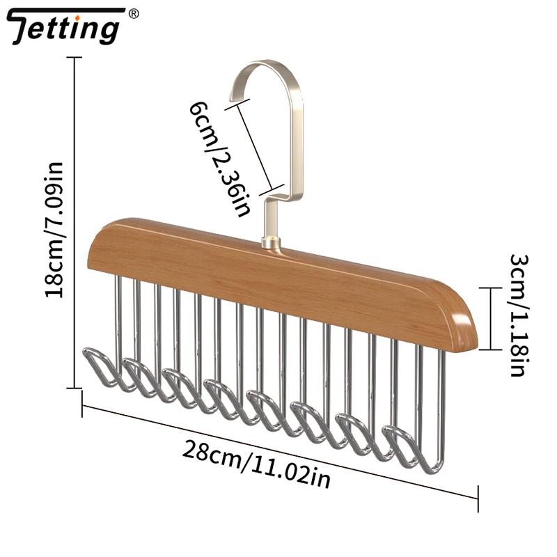 Cintre de rangement multifonctionnel pour vêtements pour femmes, porte-ceinture en bois, support robuste et durable pour bonnets, écharpes, soutien-gorge, fournitures de Cisco