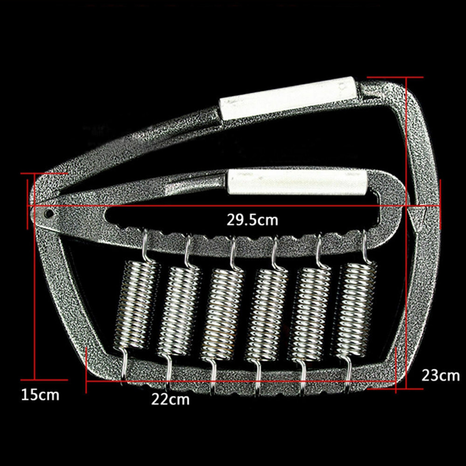 6-Spring Adjustable 50-1000lb Steel Hand Gripper Forearm Grip Exerciser Training