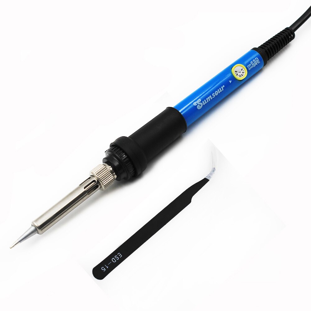 Solder Eisen 60 watt Einstellbare Temperatur Elektrische Lötkolben 110 v/220 v EU/Us-stecker Für Rework schweißen Reparatur Werkzeuge