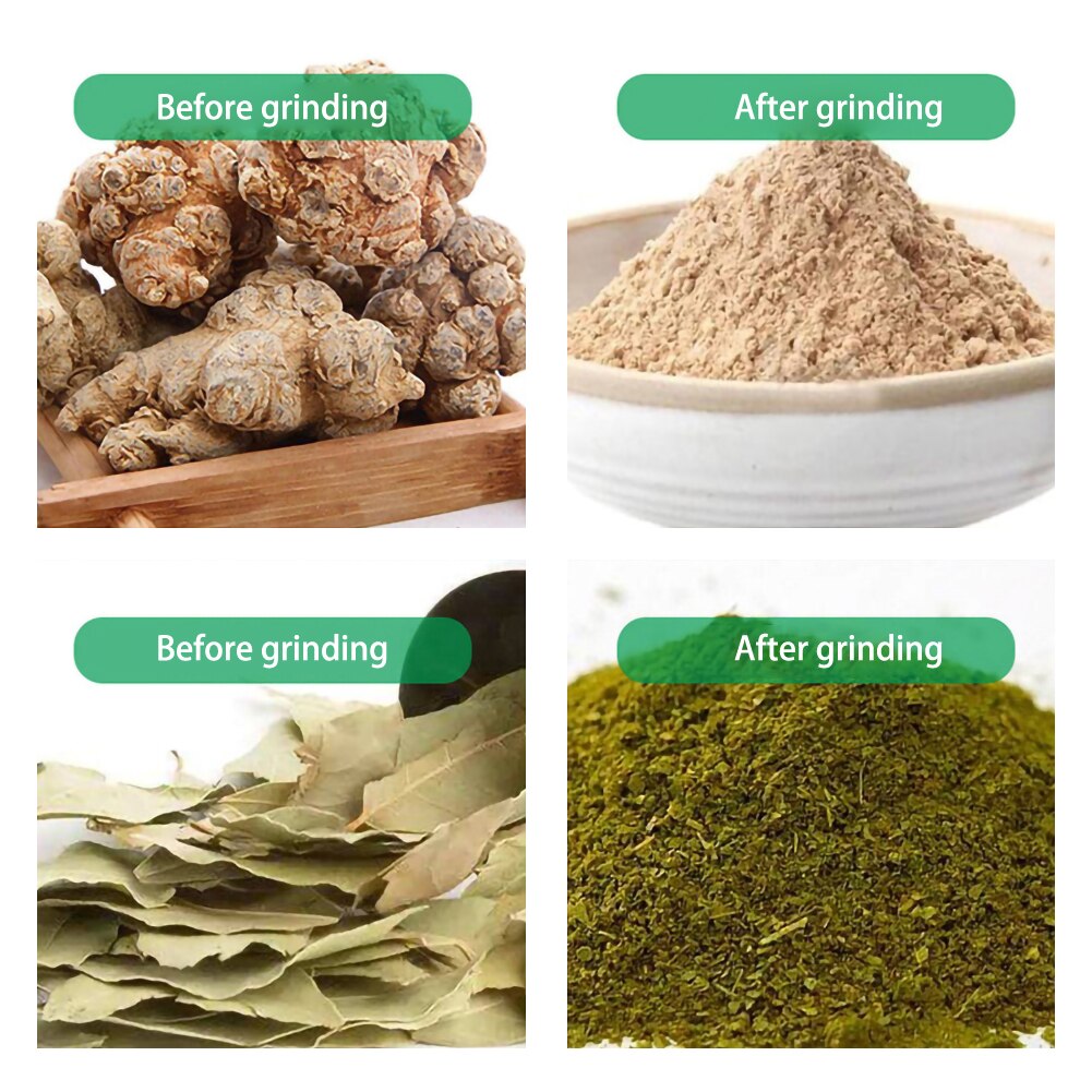 Household Mini Electric Small-scale Processor Grinder Grain Grinder Chinese Kitchen Tools Medicinal Material Rock Sugar Mill