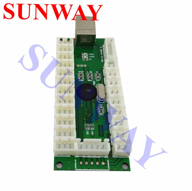 1player Arcade led usb encoder Connection LED Push button USB to PC Arcade controller eyboard with 3 pin button cable