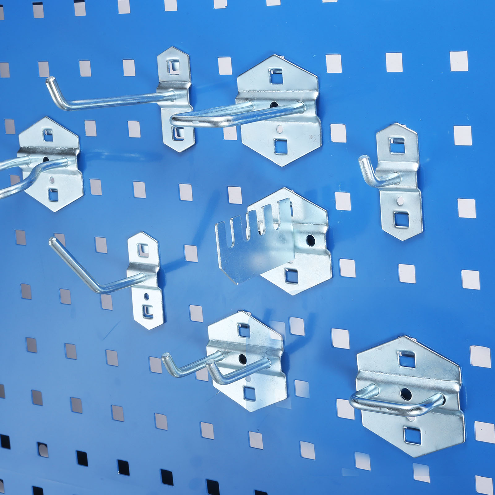 Dreld Muur Gemonteerde Gat Boord Haak Hardware Tool Magazijnstelling Hanger Haak Tuin Badkamer Organizer Haken Keuken Opslag Gereedschap