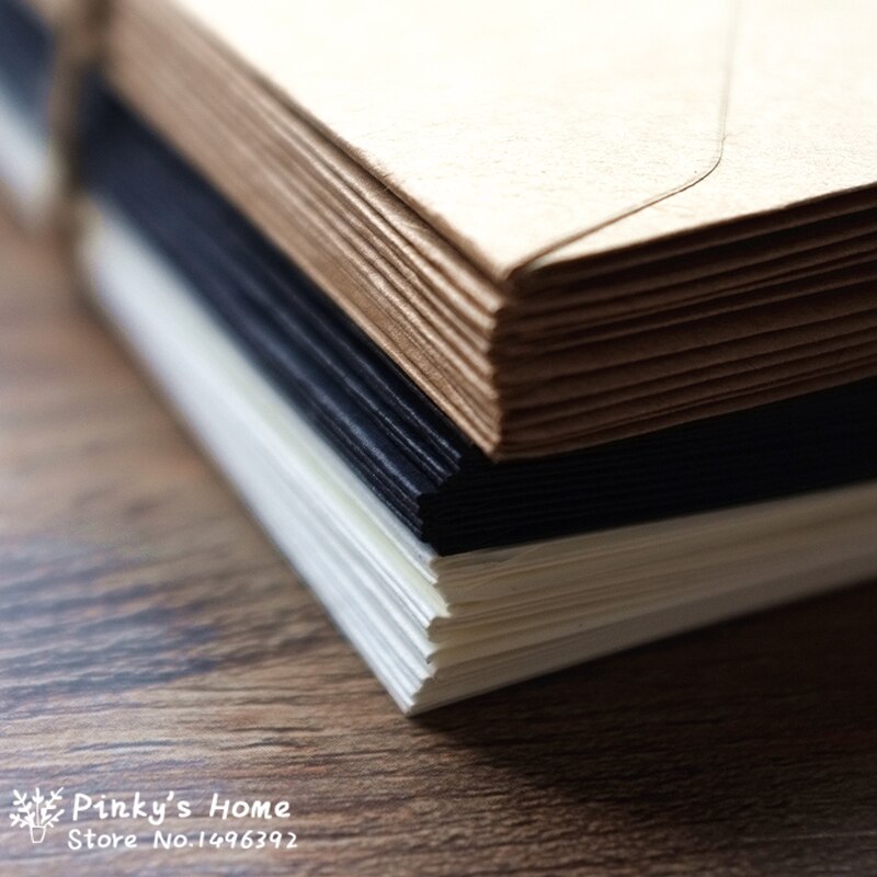 (10 pieces/lot) Retro Envelopes Blank Kraft Paper Vintage Scrapbook Envelopes Postcards Envelopes Kraft Envelope