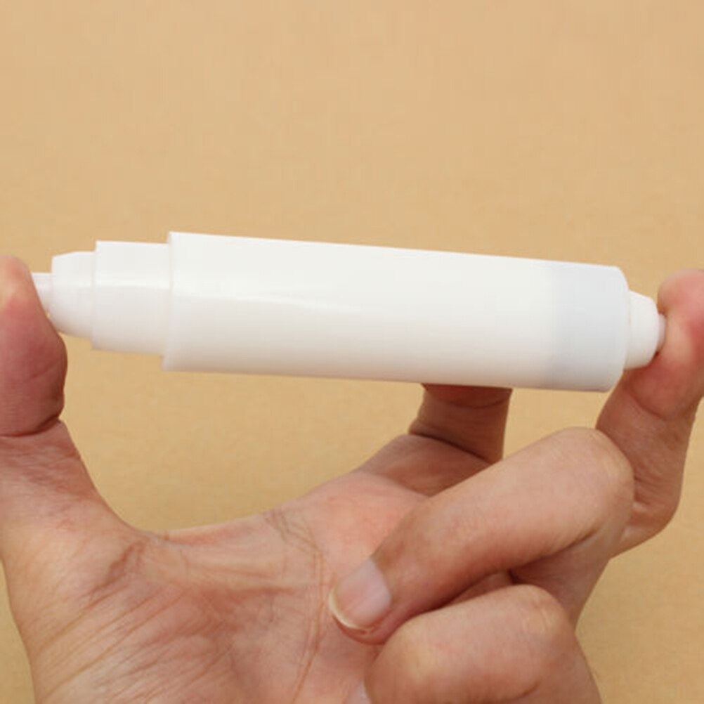 Portarrollos de baño de plástico reemplazo portarrollos de baño rodillo de baño inserto husillo de resorte flexible soporte de inodoro rodillo
