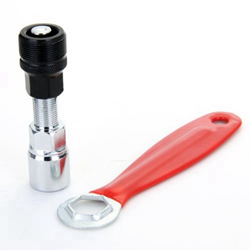 Bike Bicycle Quick Release Seat Post Seatpost Clamp Aluminium Alloy Black 31.8mm & Bike Bicycle Crank Puller Remover