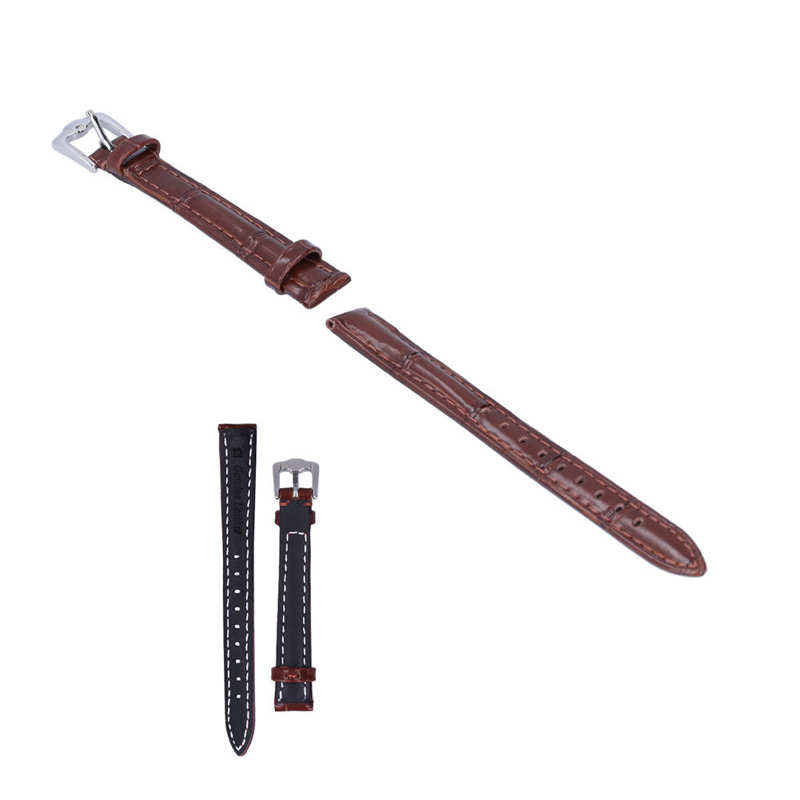 Mädchen uhr für freundlicher freundlicher Armbanduhr Gurt Stift Schnalle Uhr Band Ersatz unisex Uhr Gurt Zubehör Braun uhr freundlicher