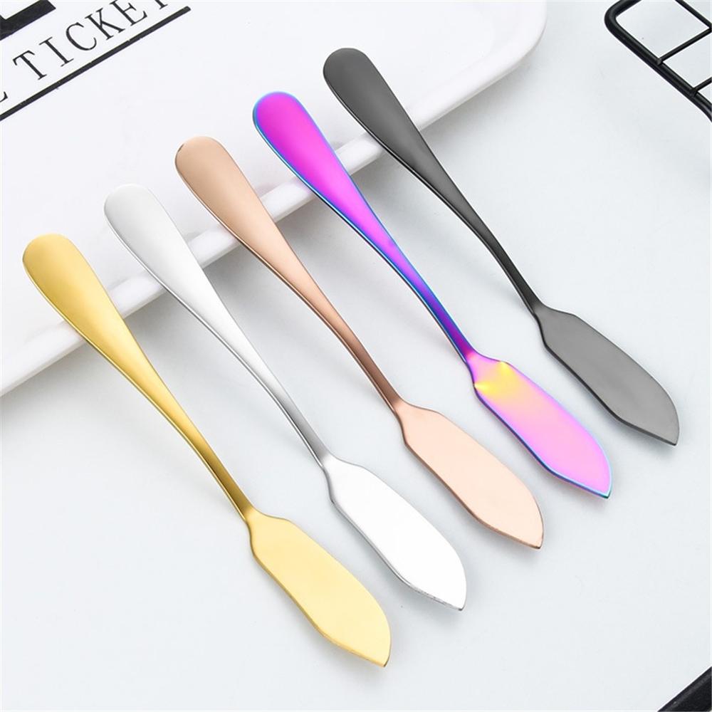 Couteau à beurre en acier inoxydable, meilleur épandeur à beurre facile à étaler, couteaux à confitures au beurre froid et dur, couverts occidentaux, outil de petit déjeuner