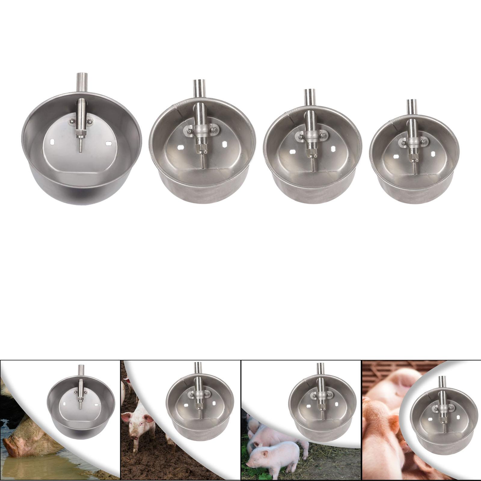 Automatic Pig Waterer Water Trough Piglets Drinking Bowl Pig Water Bowl Stainless Steel for Animals Piglets Pig Livestock