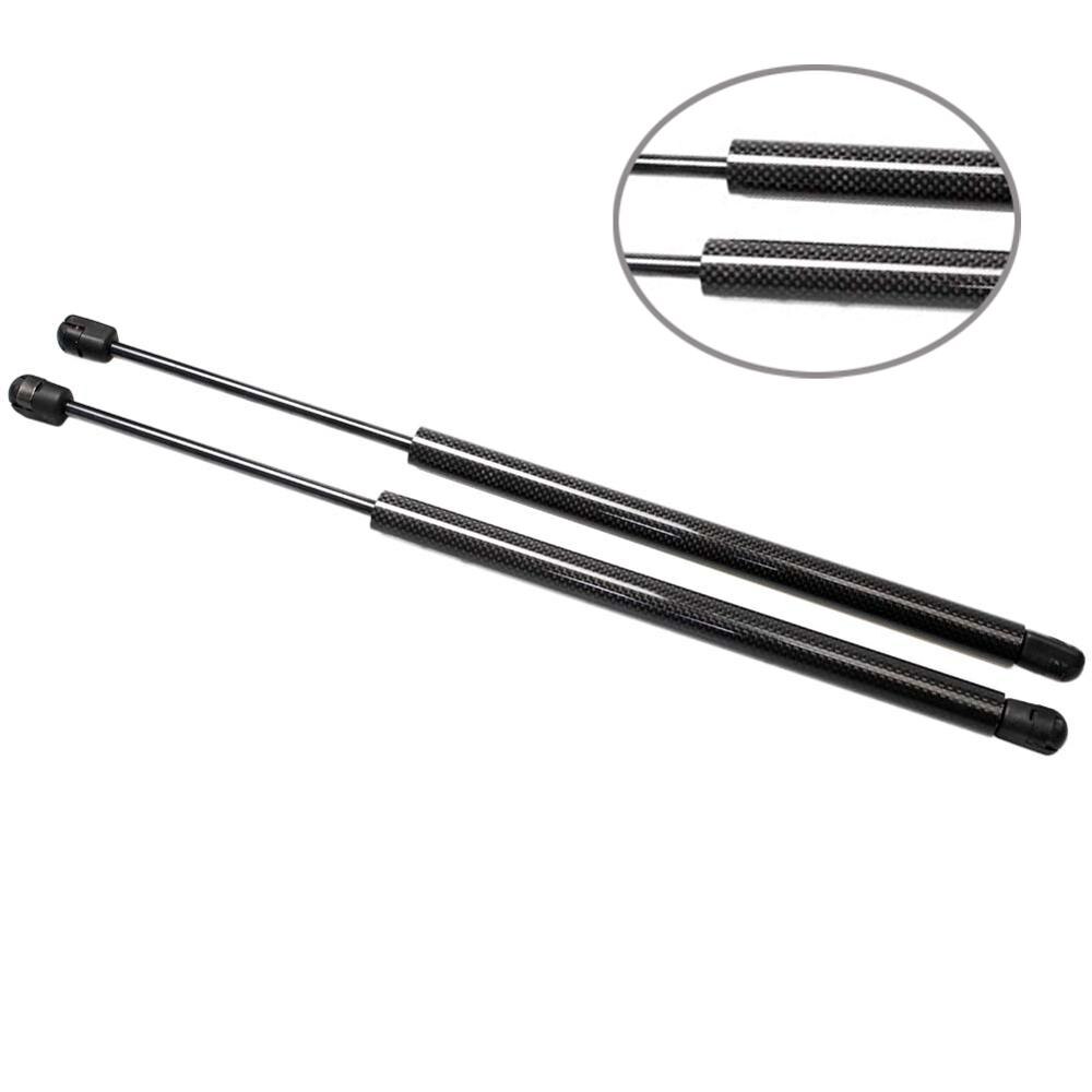 Lyftstöd för peugeot 5008 i (t8)  mpv baklucka bak kolfiber gasfjäder stötdämpare fjäderben dämpare 58cm: Svart kolfiber