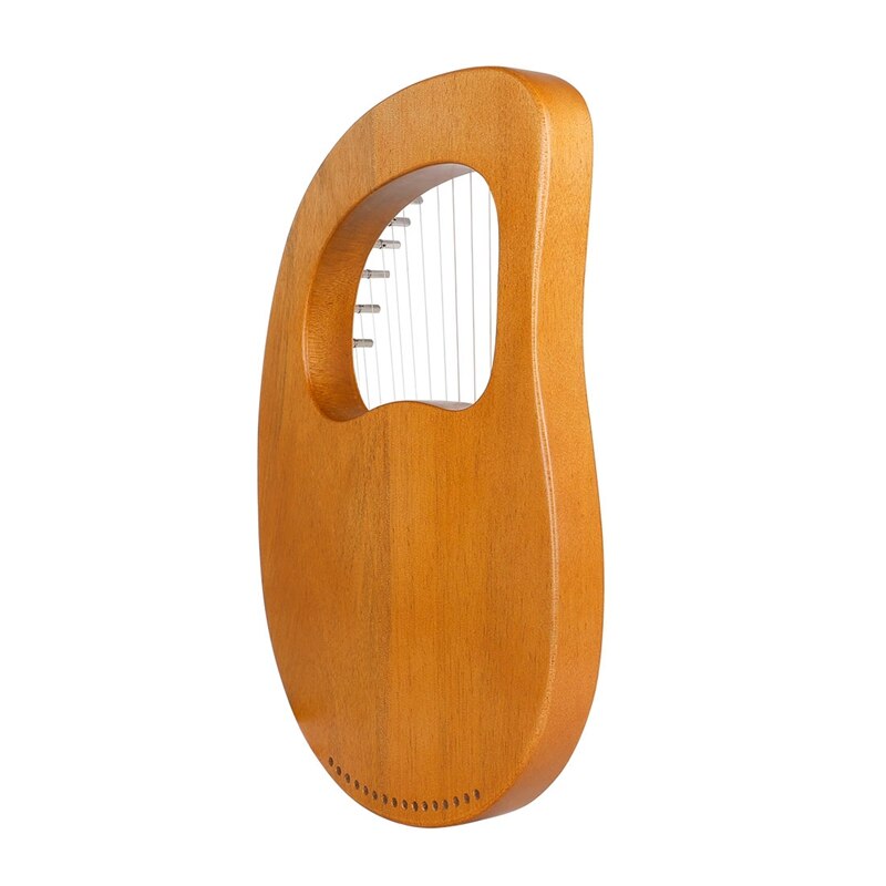 Lyre Harp, 16 String Mahogany Body String Instrument Body Instrument with Tuning Wrench