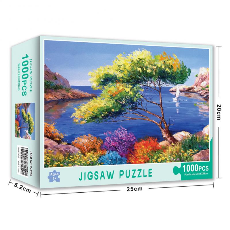 Nuovo Arrivo 1000 Pezzo di Puzzle del Puzzle Arcobaleno Fiori di Piante Succulente Per Adulti Bambini di Assemblaggio di Apprendimento Educazione Giochi Giocattoli: 17