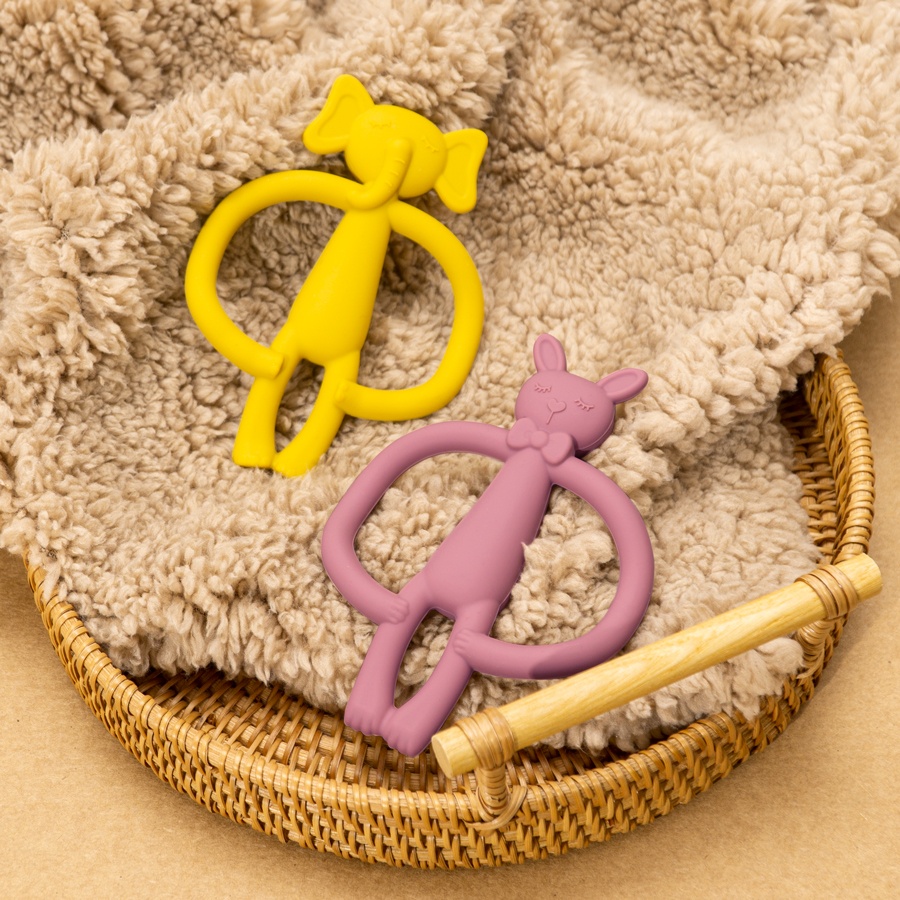 Nuevos niños, mordedor de silicona para la dentición, para recién nacidos, cuidado Dental, juguetes mordedores duraderos, juguete para masticar infantil, cosas para bebés