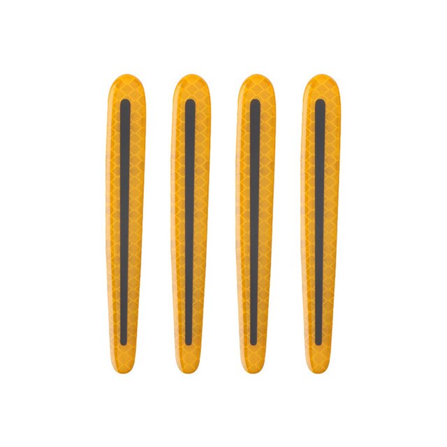 Autocollant 3D pour poignée de porte de voiture, 4 pièces, peinture, protection contre les rayures, couverture universelle: Ube B